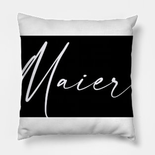Maier Name, Maier Birthday Pillow