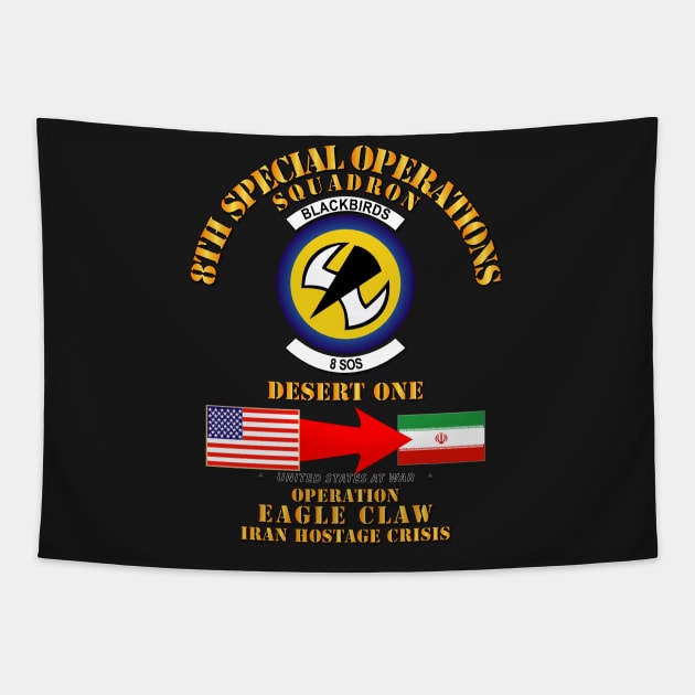 Operation Eagle Claw - Iran - 8th SOS Tapestry by twix123844