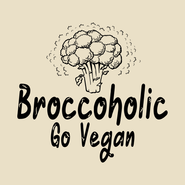 Broccoholic Go Vegan Gift Idea New by Aspita