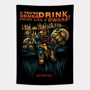 Drink Like a Dwarf Tapestry