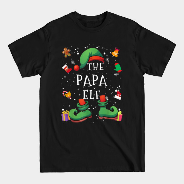 Discover Papa Elf - Papa Elf Matching Family Group - T-Shirt