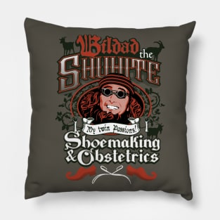 Bildad the Shuhite - Shoes and Obstetrics Pillow