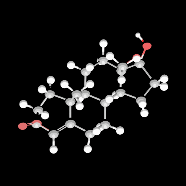 Testosterone Molecule by ChemECool