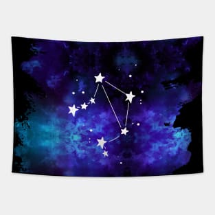 Libra Galaxy Tapestry