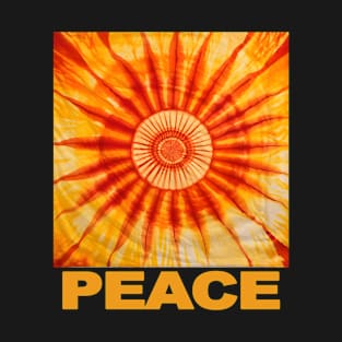 Tie Dye Peace Sunburst T-Shirt