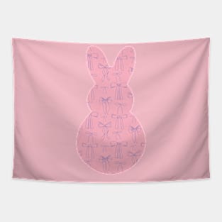 Bunny & Blue Bows Tapestry