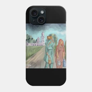 Punjabi village girls Phone Case