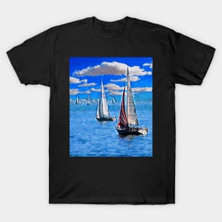 Sailing shirts sailing T-shirts Unisex Tri-Blend T-Shirt