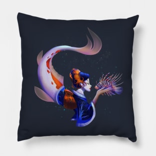 Geisha Mermaid Pillow