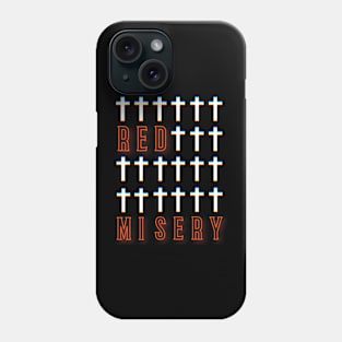 Red Misery - Crosses Phone Case