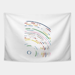 Rainbow Disc Section Tapestry