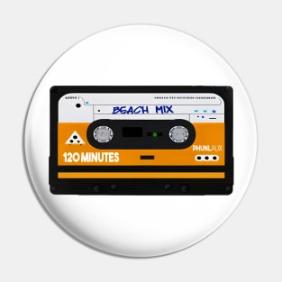 Beach Mix Tape Pin