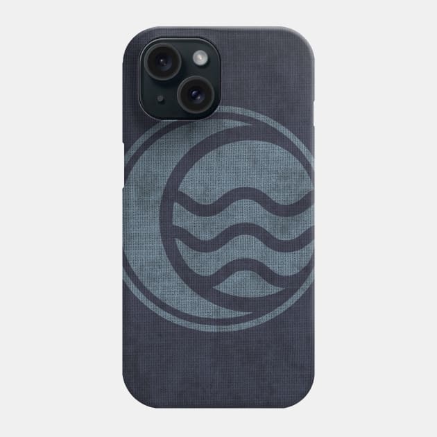 Atla Tapestry 4 - Flag of the Water Tribe (North) Phone Case by Cleobule