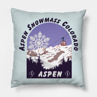 Aspen Snowmass, USA. Gift Ideas For The Ski Enthusiast. Pillow