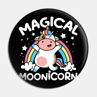 Magical Moonicorn - Unicorn Cow Pin