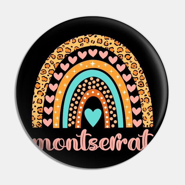 Montserrat Name Montserrat Birthday Pin by CreativeShirt