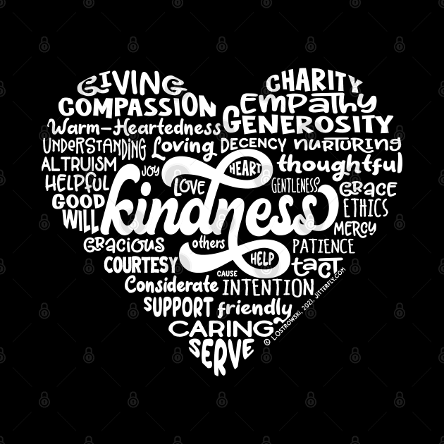 Heart Words of Kindness by Jitterfly