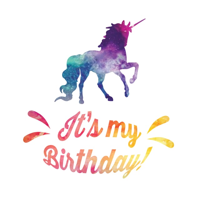 Cute Unicorn Birthday Party Outfit Adult Kids Gift by Freid