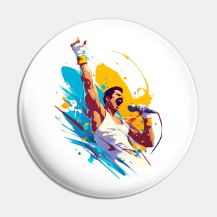 Music Legend - Color Splash - Rock Music Pin