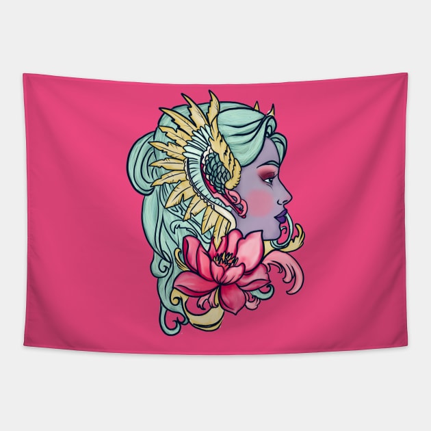 valkyrie Tapestry by kokodiablo