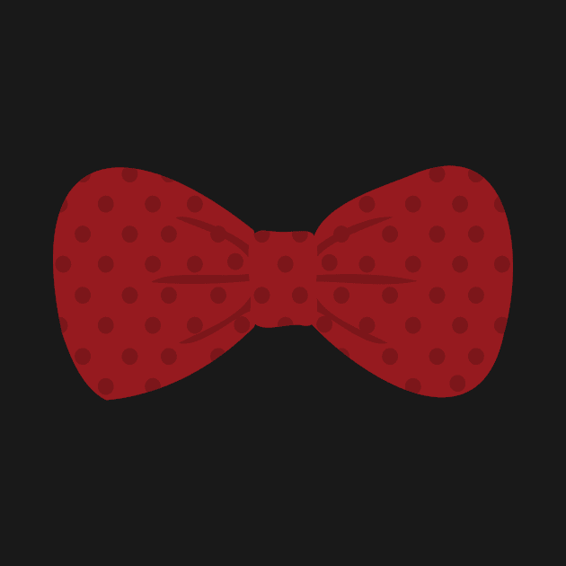 Red polkadot tie by Kristalclick 