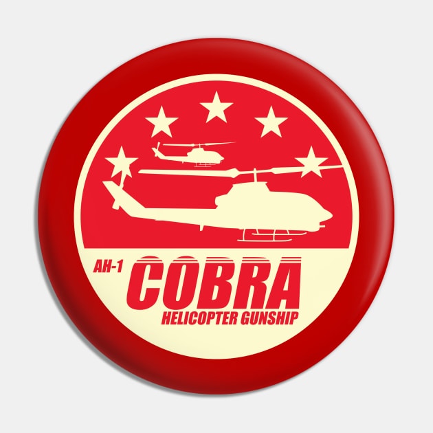 AH-1 Cobra Helicopter Gunship Pin by TCP