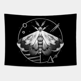 Cosmic Moth Tattoo Art Insect Gothic Tapestry