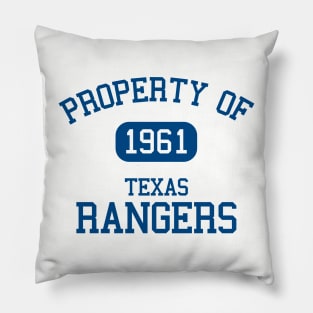 Property of Texas Rangers Pillow