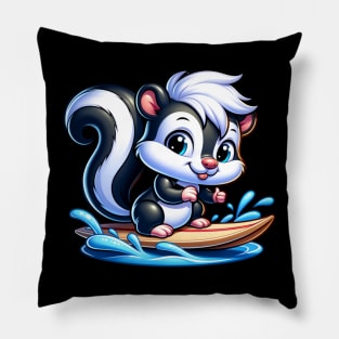 Surfin' Skunk Sprout Pillow