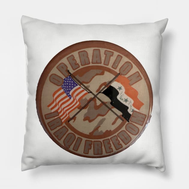 Operation Iraqi Freedom Magnet Pillow by Limb Store