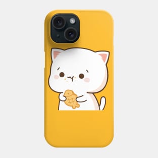 Cat with Biscuits Phone Case