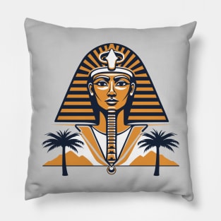 Ancient Egypt Legendary Egypt: Captivating Culture in Golden Modernity Pillow