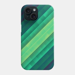 Green Gradient Tiles Phone Case