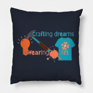 Crafting Dreams ,Wearing Art Pillow