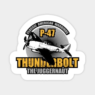 P-47 Thunderbolt Patch Magnet