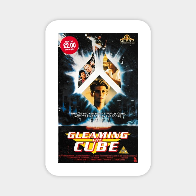 Gleaming The Cube Magnet by VHS Retro T-Shirts