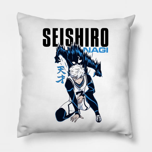Seishiro Nagi Pillow by hvfdzdecay
