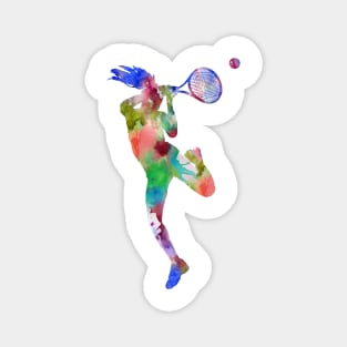 Girls tennis player Magnet