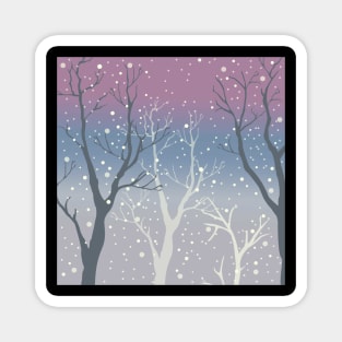 Winter Trees Magnet