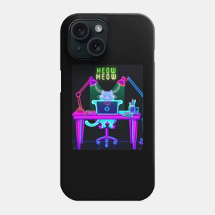 Meow Meow Cat and Bulk Phone Case