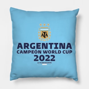 Argentina World Cup Champions 2022 Pillow