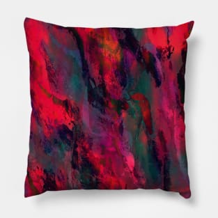 colorful painting artwork abstract art Pillow