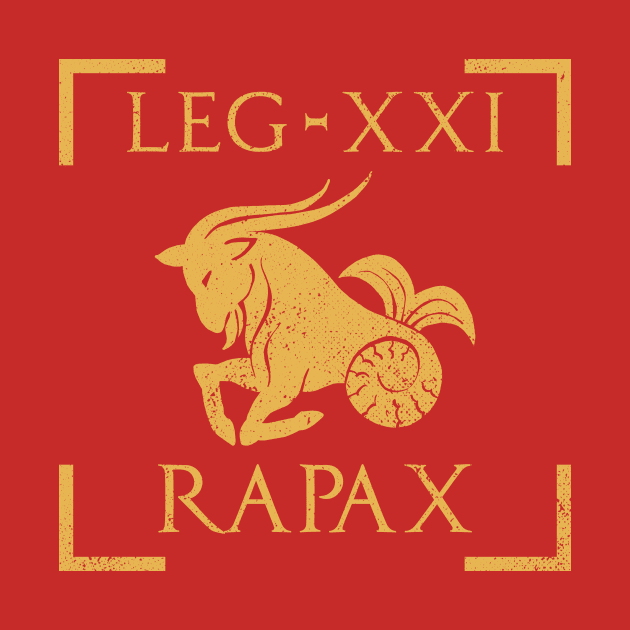 Legio XXI Rapax Capricorn Emblem Roman Legion by zeno27