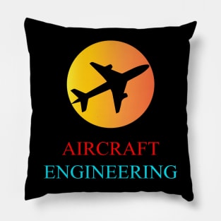 aircraft engineering lover aerospace engineer text Pillow