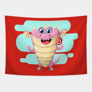 Dragon with Candy Tapestry