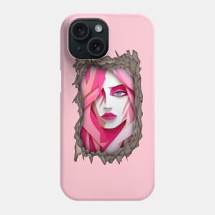 Paper Cutout Barbie Phone Case