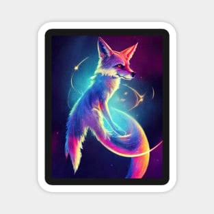 Cute Space Fox T-Shirt Magnet