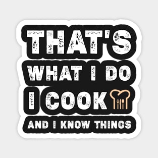 Cooking Cook Chef Vintage Men Women Cooking Lover Culinary Cook Magnet