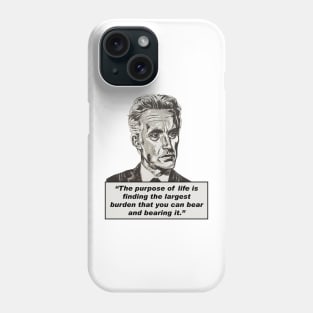 Jordan Peterson Quote #4 (original art version) Phone Case