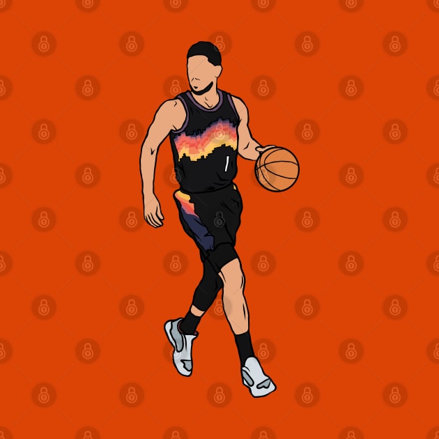 Devin Booker Dribbling by rattraptees